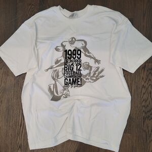 1999 DR PEPPER Big 12 Football Championship Game T-Shirt Men's XL New